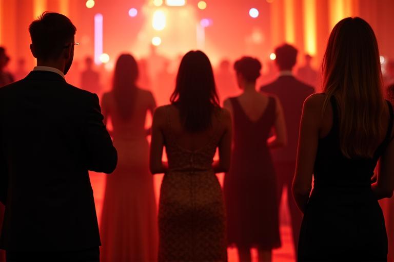 Tetamu di majlis makan malam gala korporat